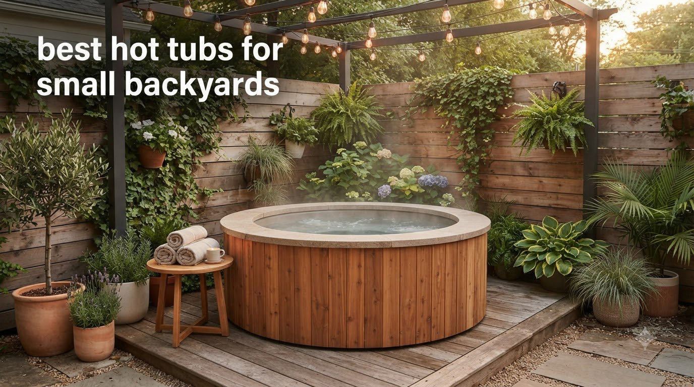 best hot tubs for small backyards