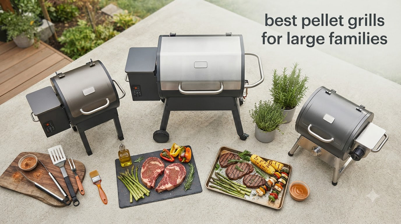 best pellet grills for large families