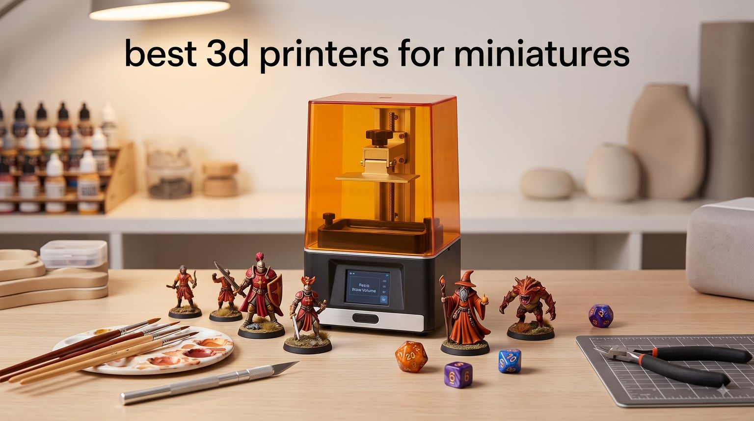 best 3d printers for miniatures