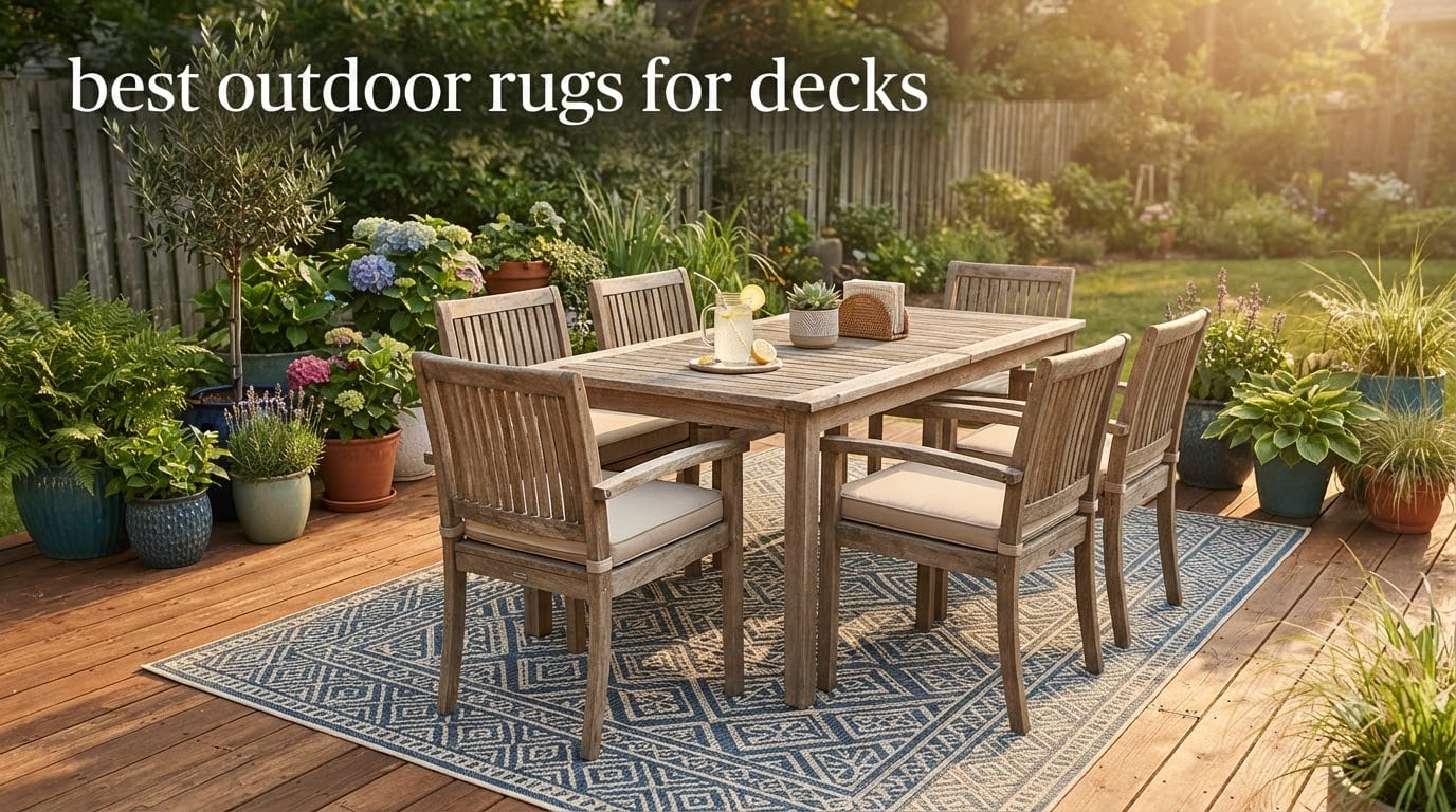 best outdoor rugs for decks