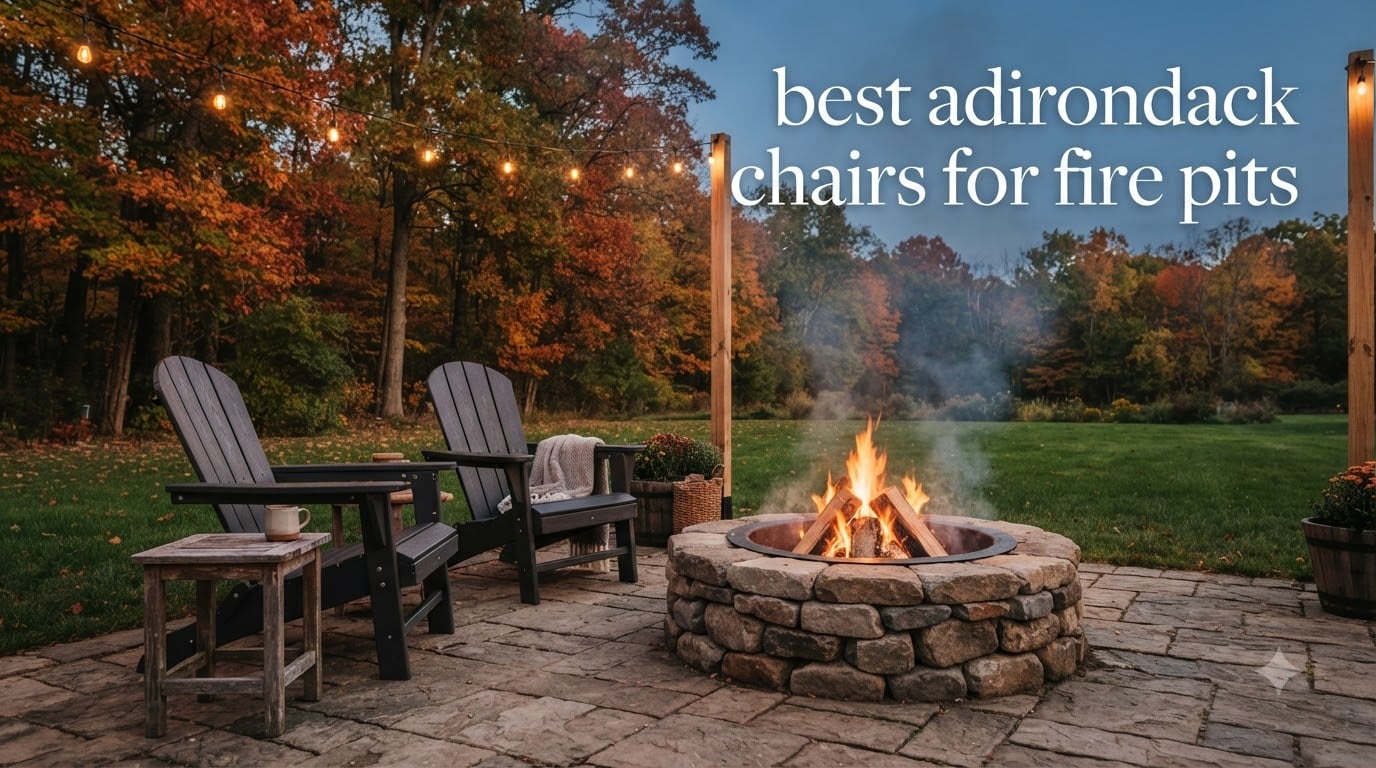 best adirondack chairs for fire pits
