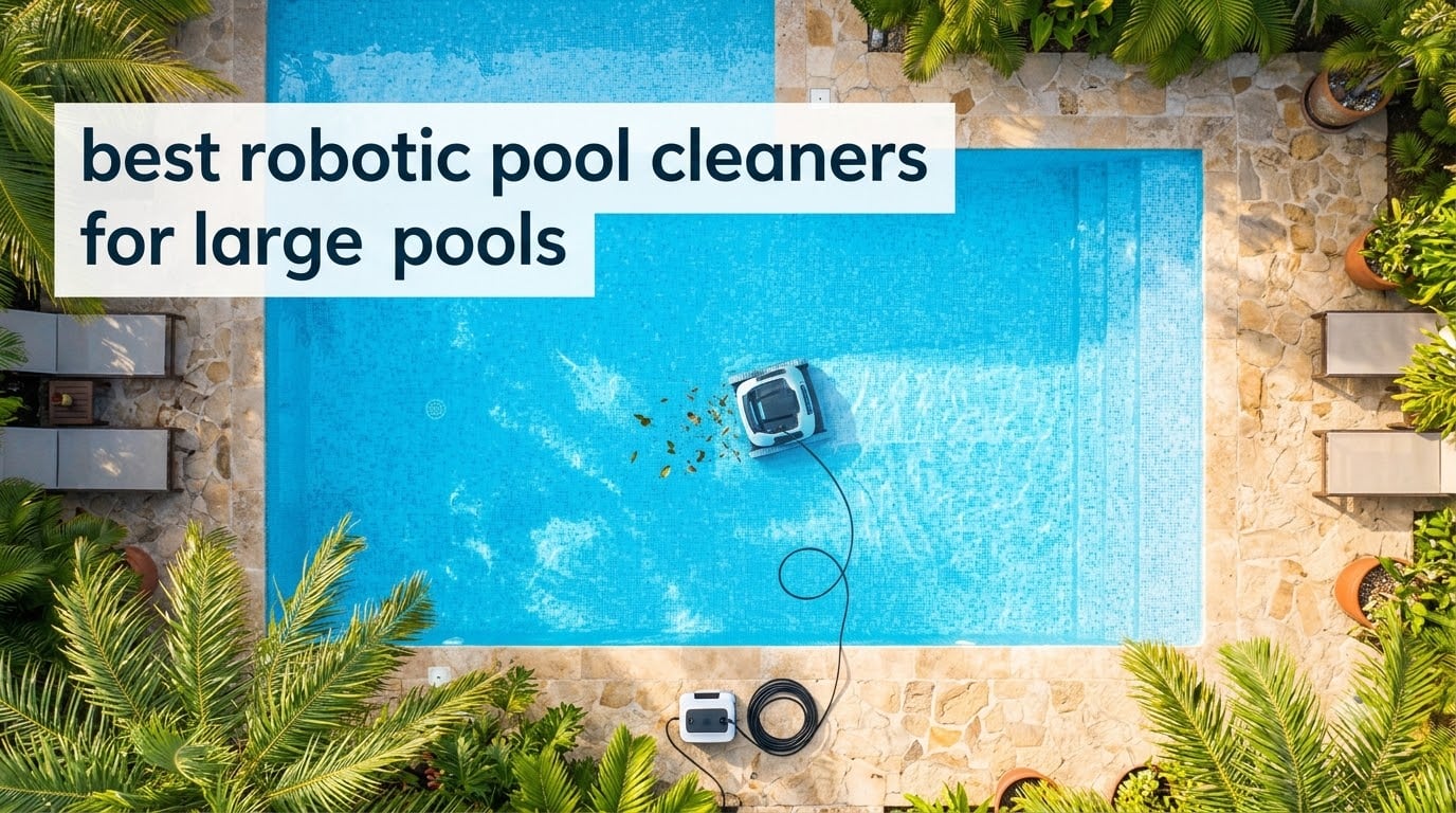 best robotic pool cleaners for large pools