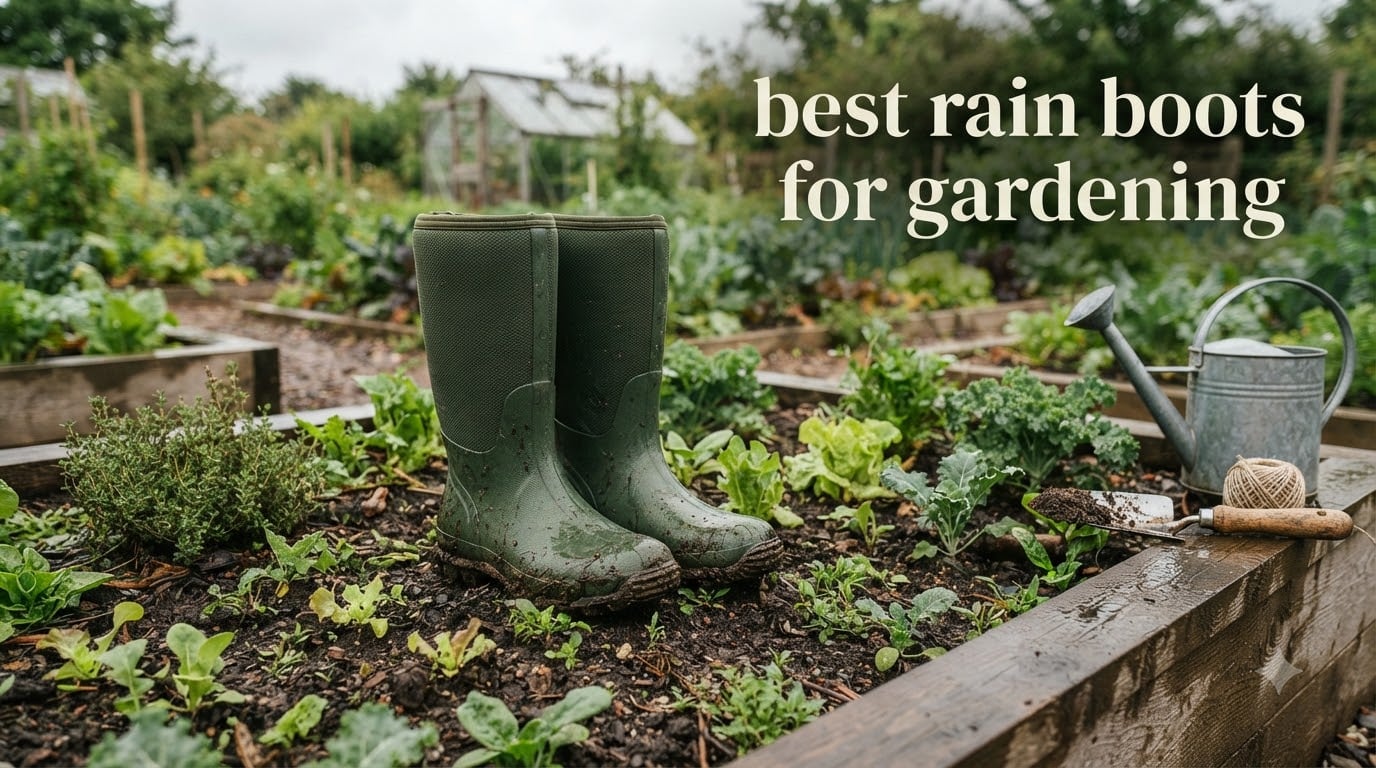 best rain boots for gardening