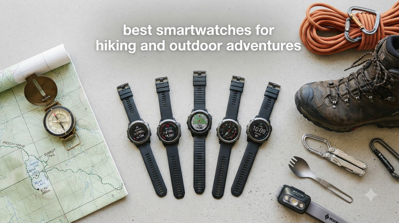 best smartwatches for hiking and outdoor adventures