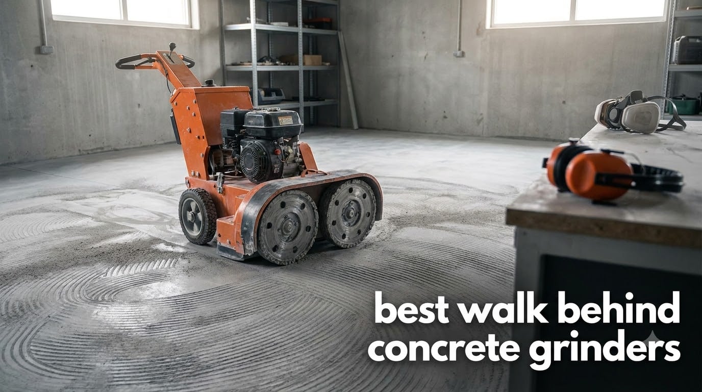 best walk behind concrete grinders