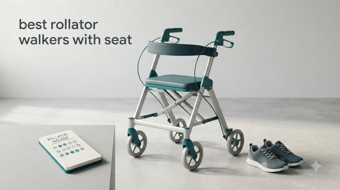 best rollator walkers with seat