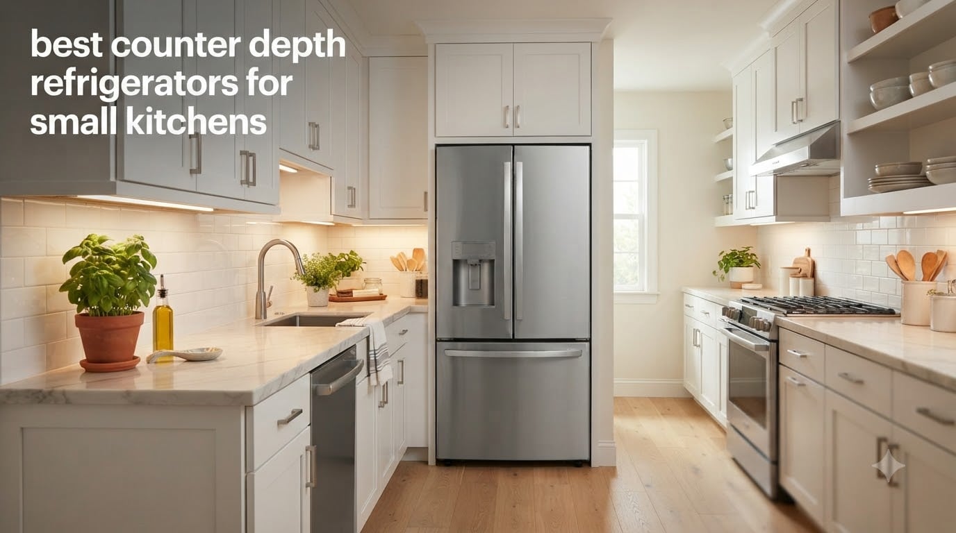 best counter depth refrigerators for small kitchens