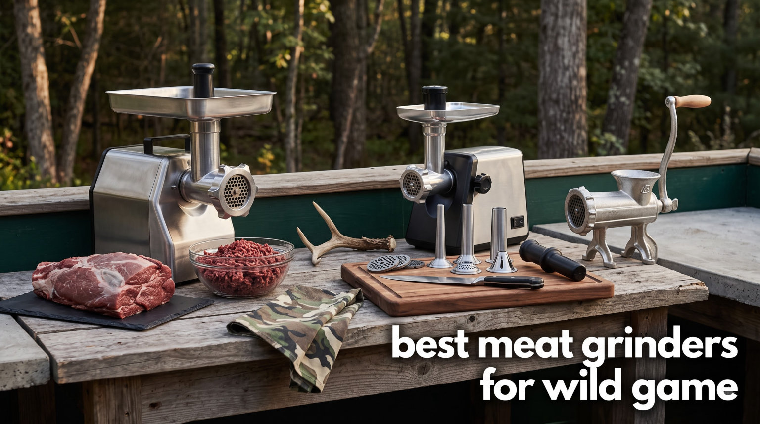 best meat grinders for wild game