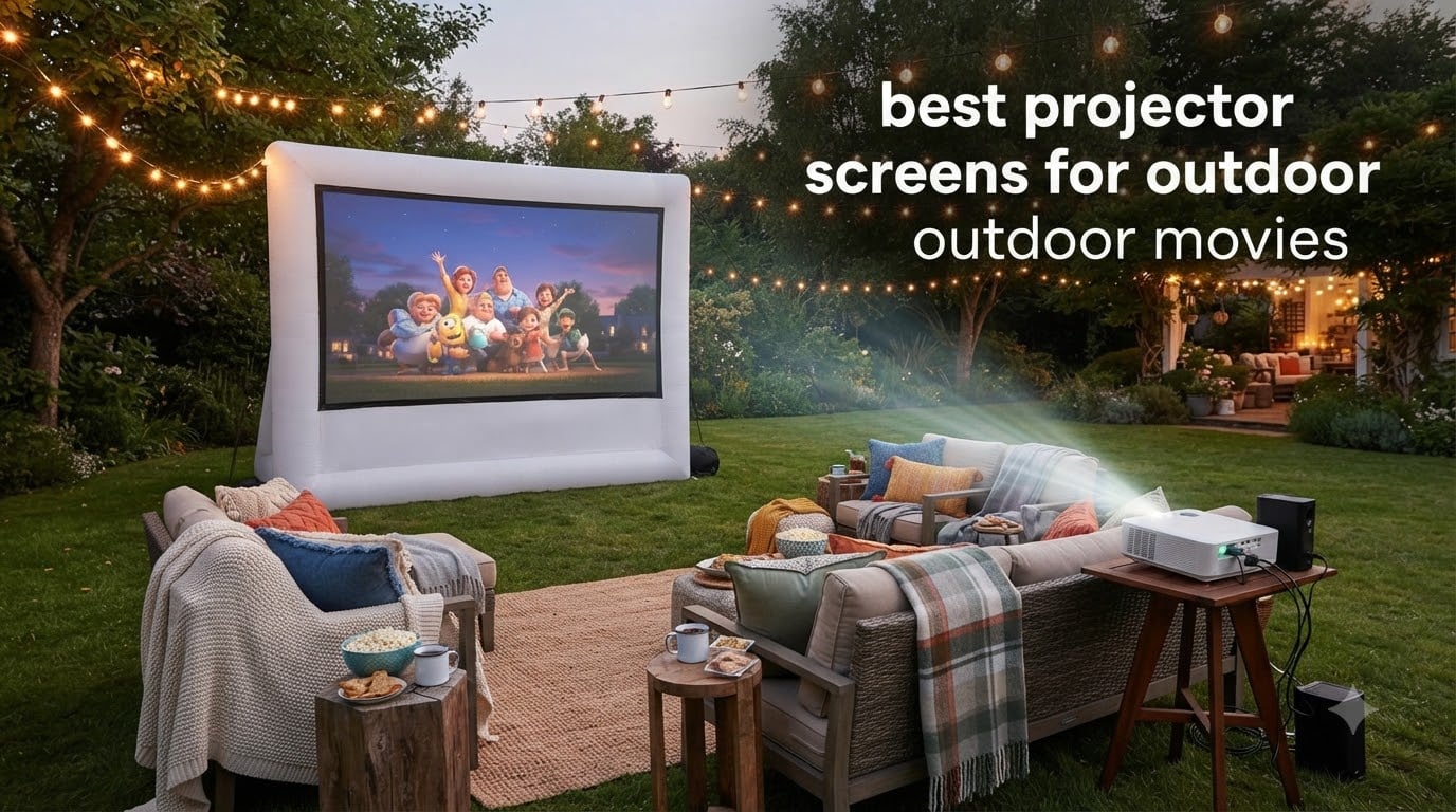 best projector screens for outdoor movies