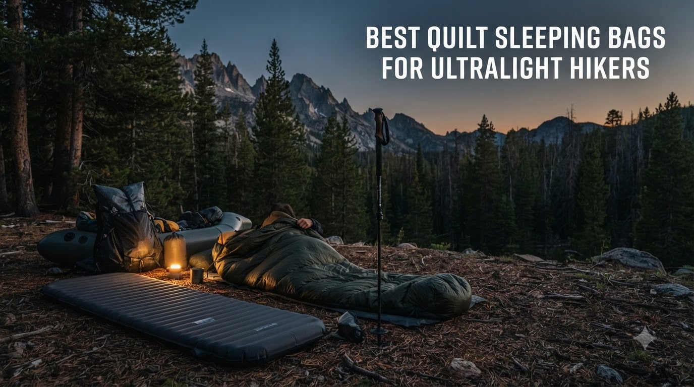 best quilt sleeping bags for ultralight hikers
