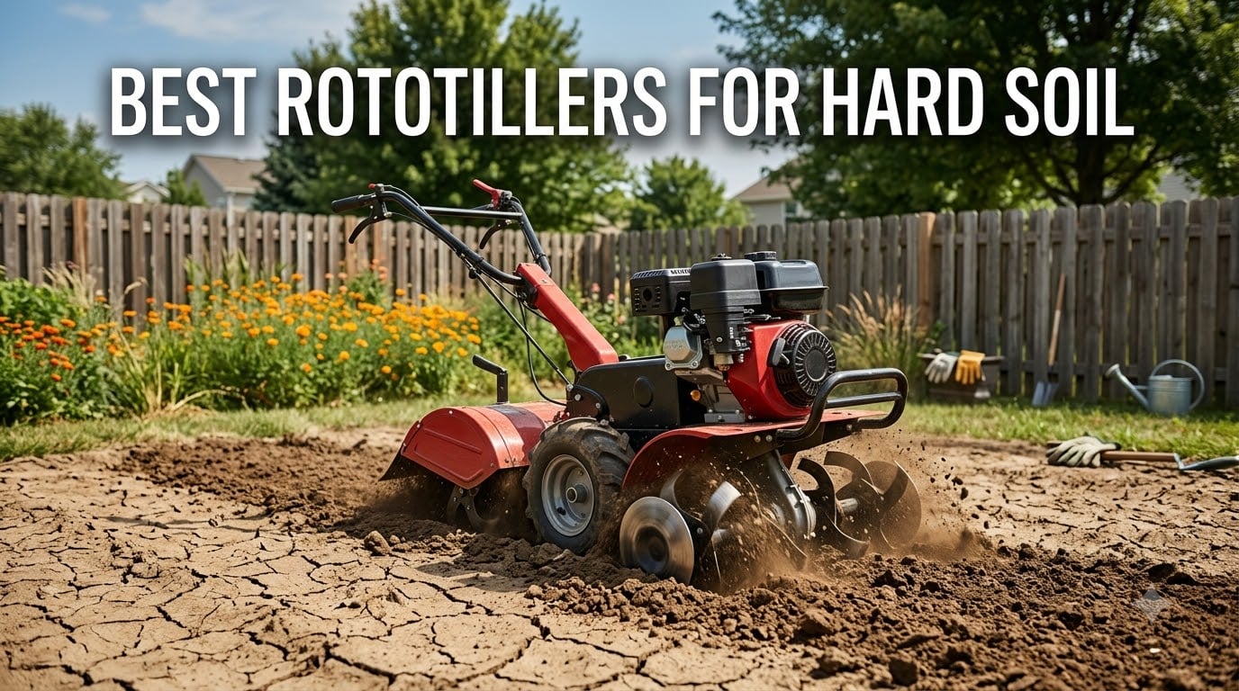 best rototillers for hard soil