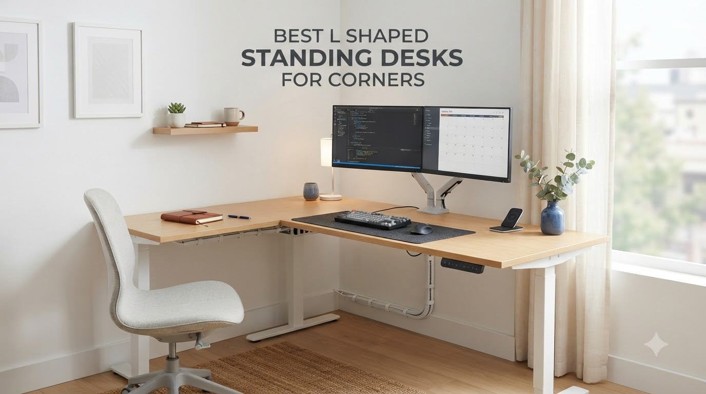 best l shaped standing desks for corners