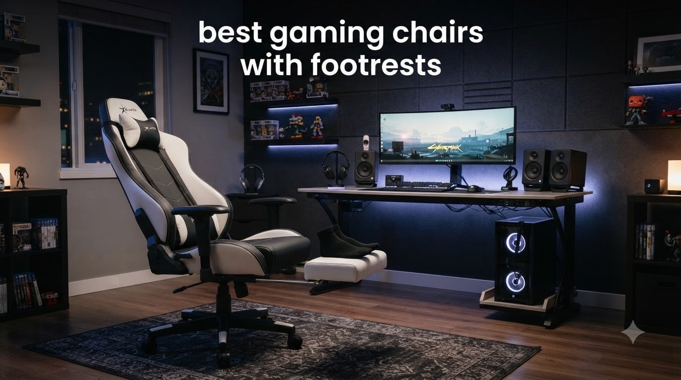 best gaming chairs with footrests