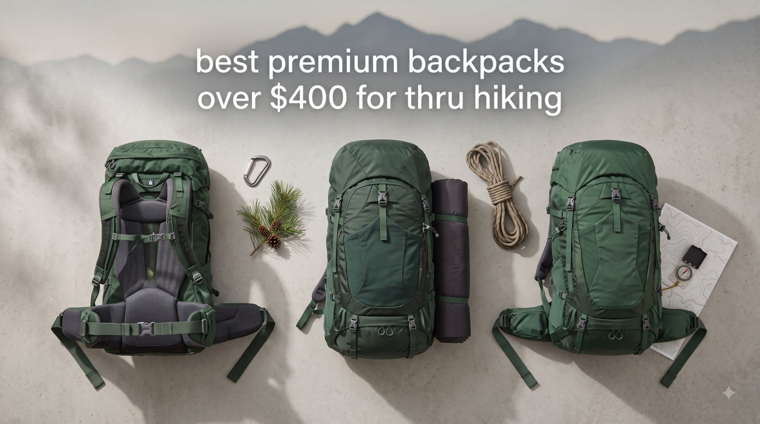 best premium backpacks over $400 for thru hiking