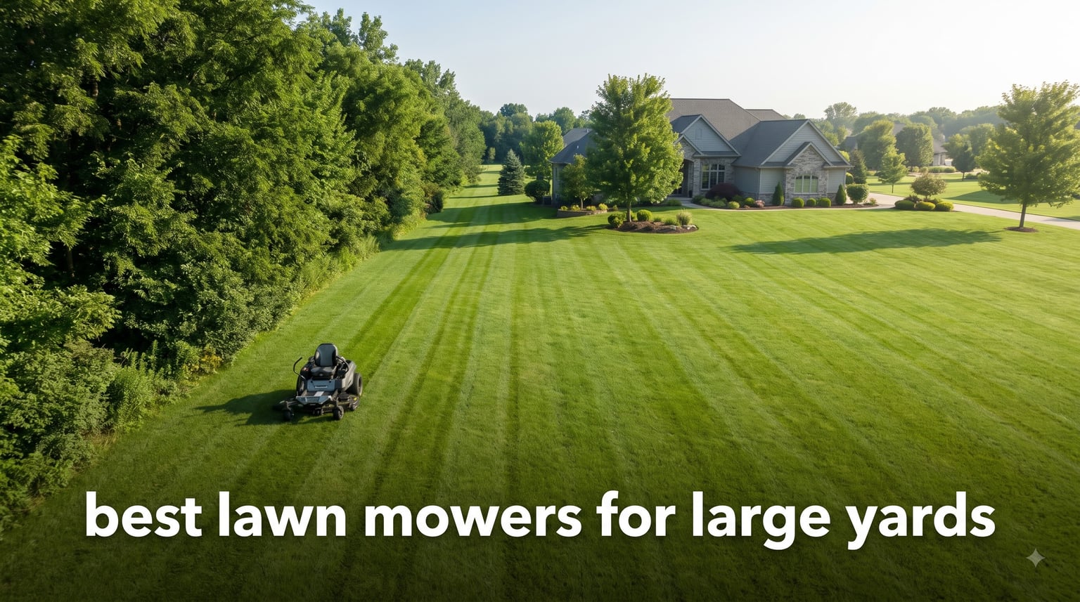 best lawn mowers for large yards