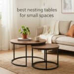 best nesting tables for small spaces