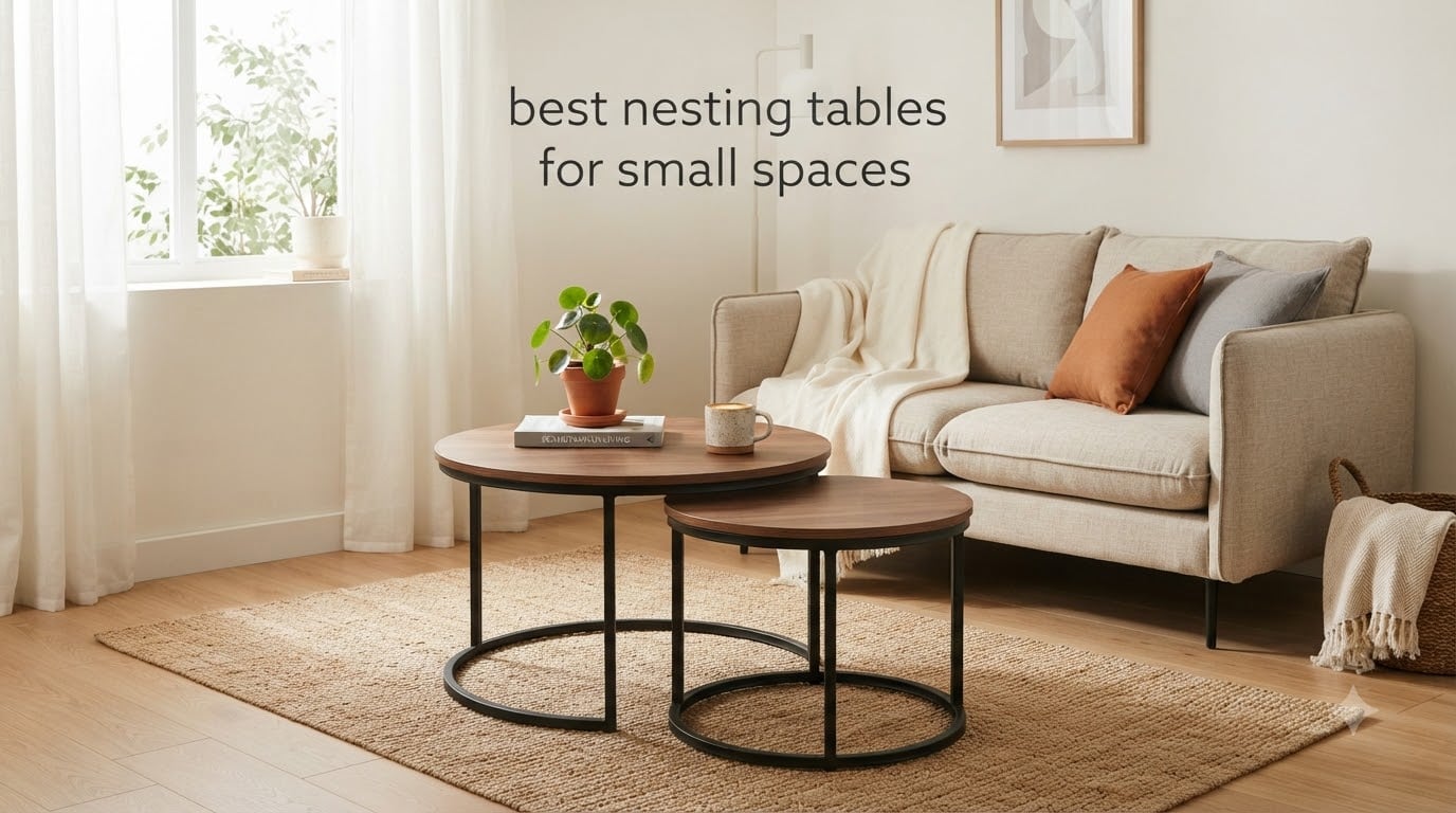 best nesting tables for small spaces