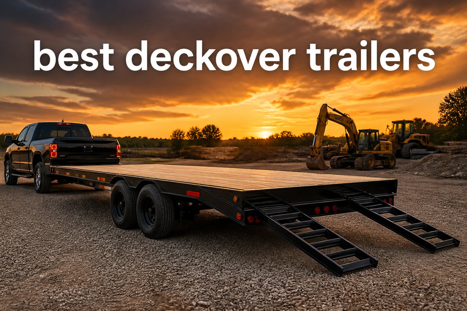 best deckover trailers