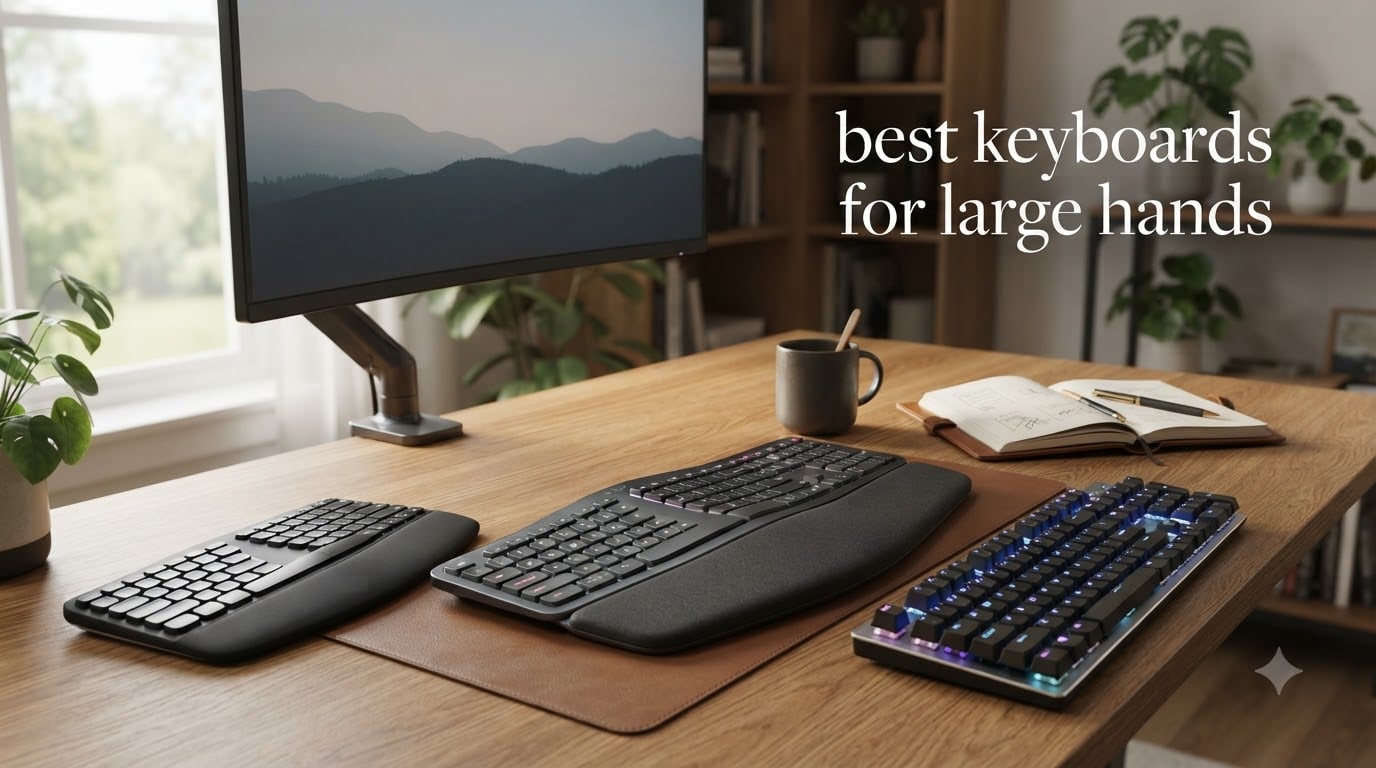 best keyboards for large hands