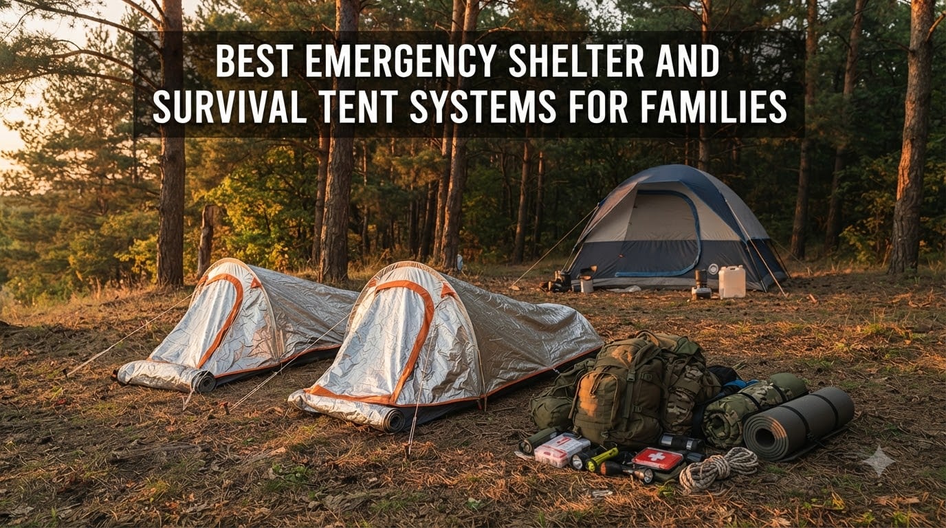 best emergency shelter and survival tent systems for families