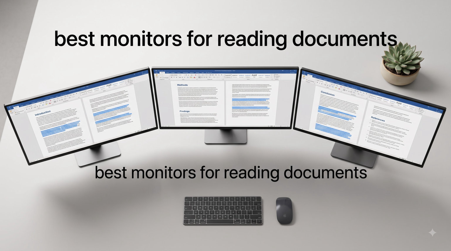 best monitors for reading documents