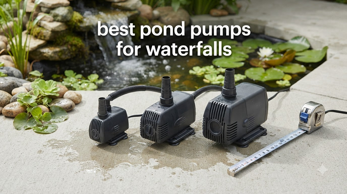 best pond pumps for waterfalls