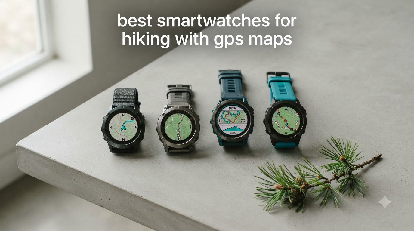 best smartwatches for hiking with gps maps