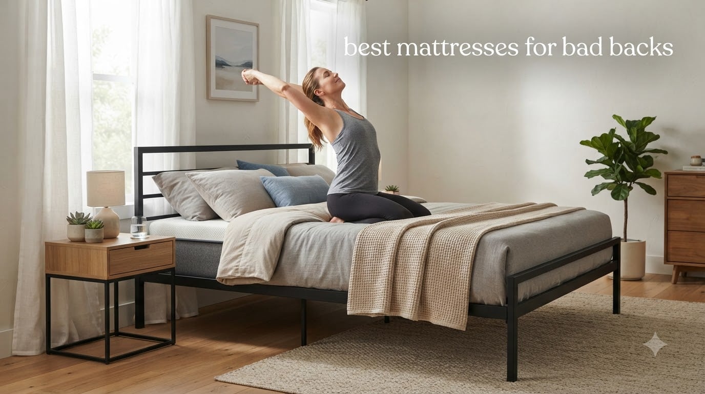 best mattresses for bad backs
