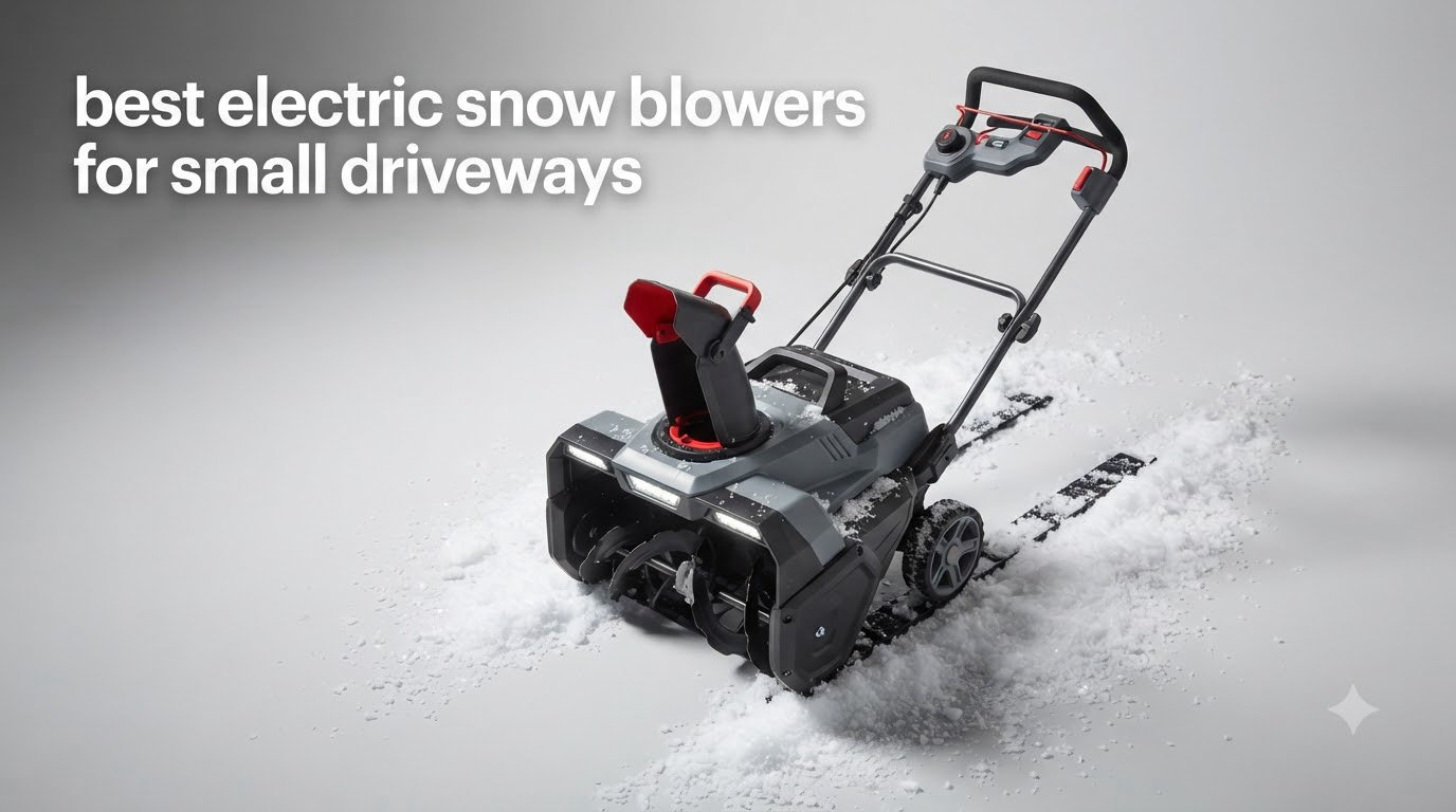 best electric snow blowers for small driveways
