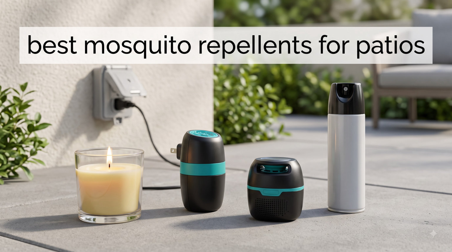 best mosquito repellents for patios