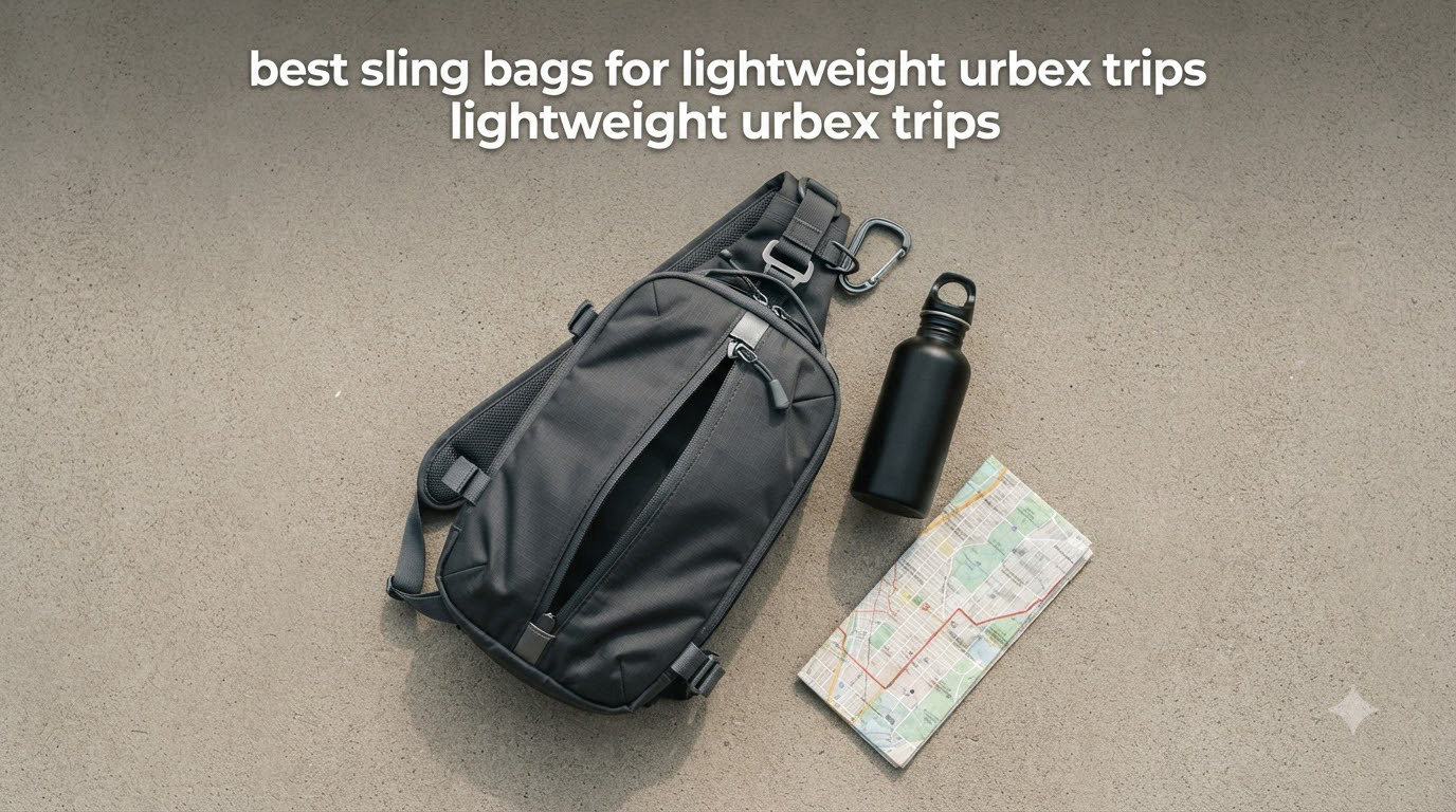 best sling bags for lightweight urbex trips
