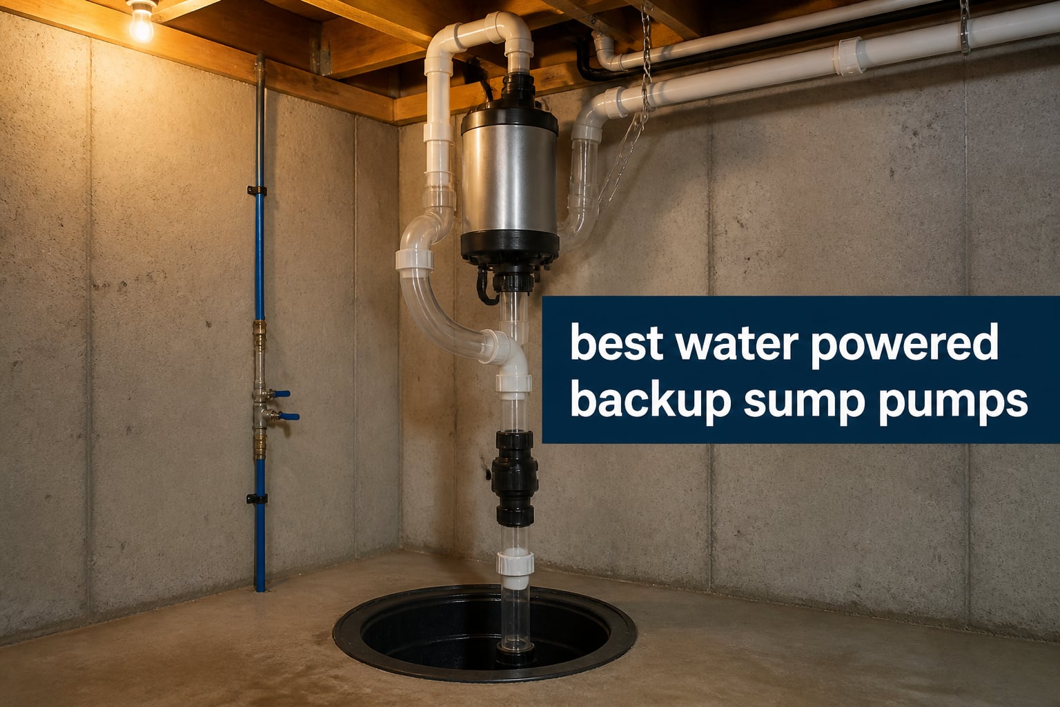 best water powered backup sump pumps