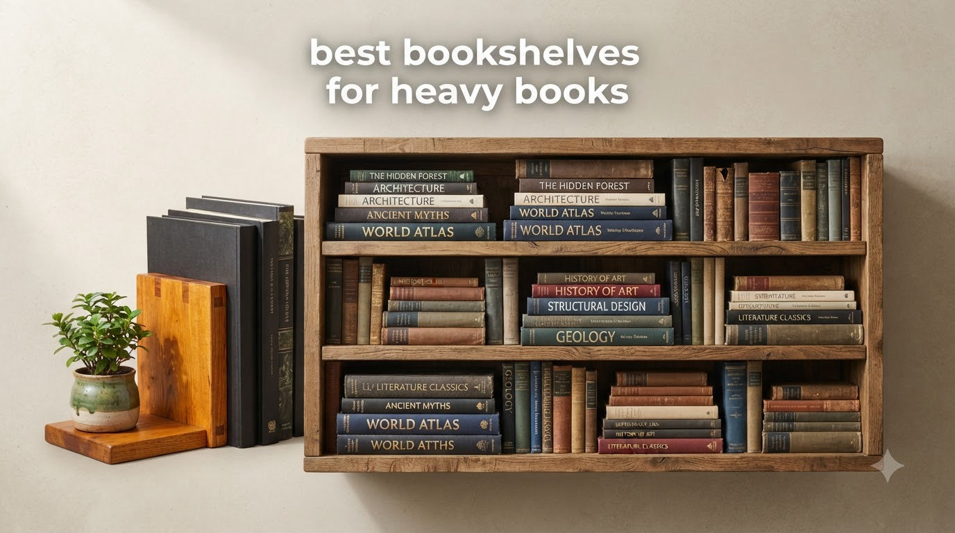 best bookshelves for heavy books