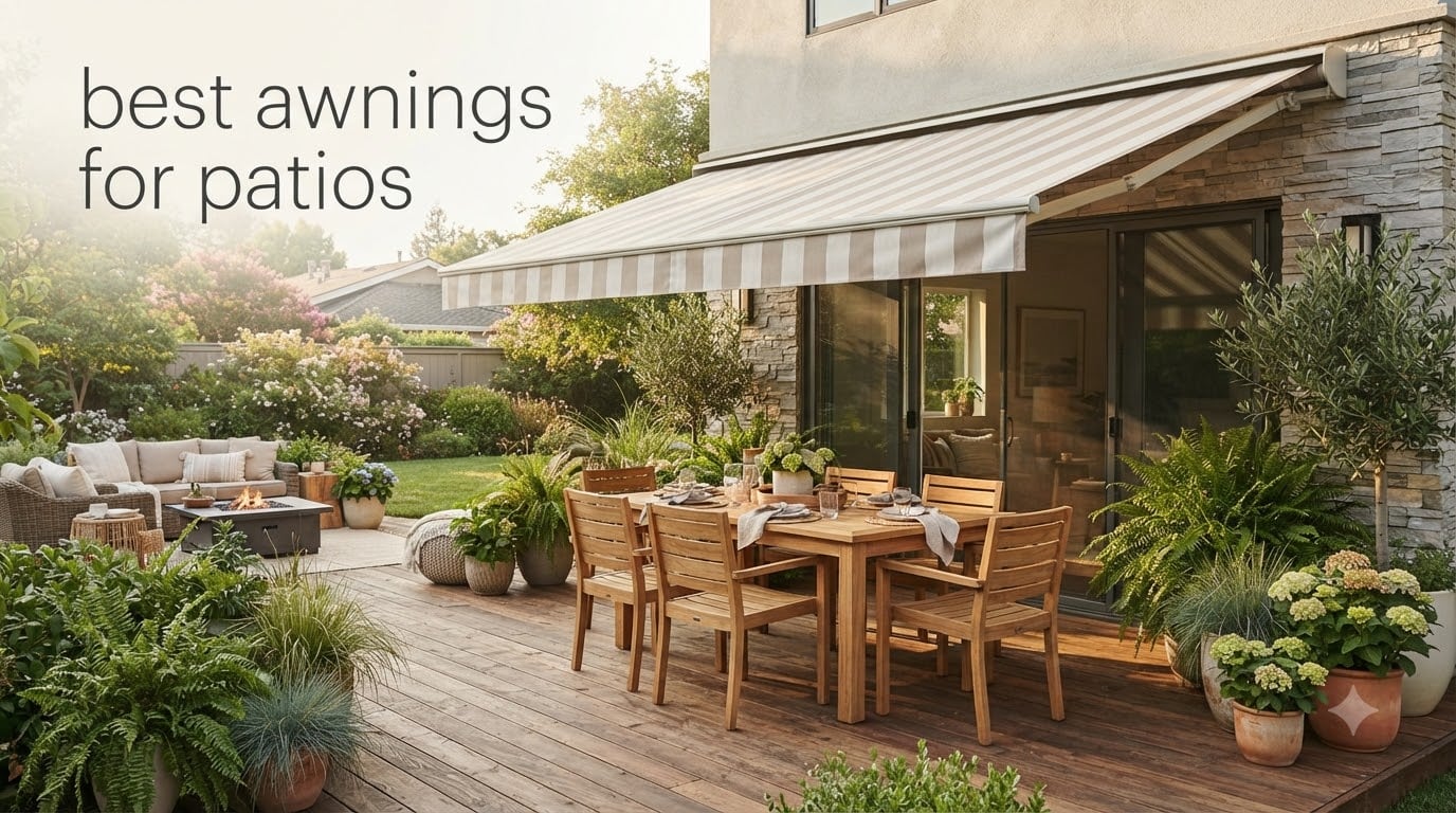 best awnings for patios