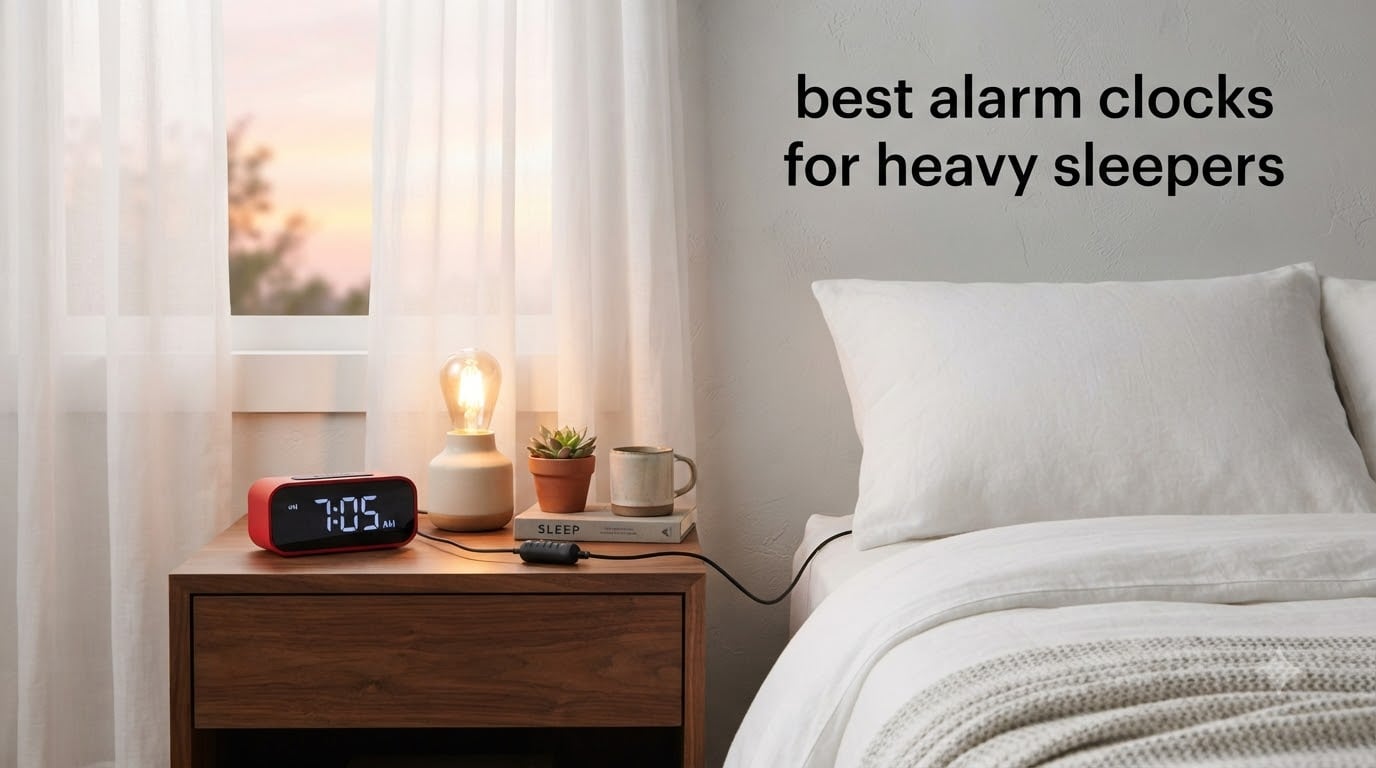 best alarm clocks for heavy sleepers