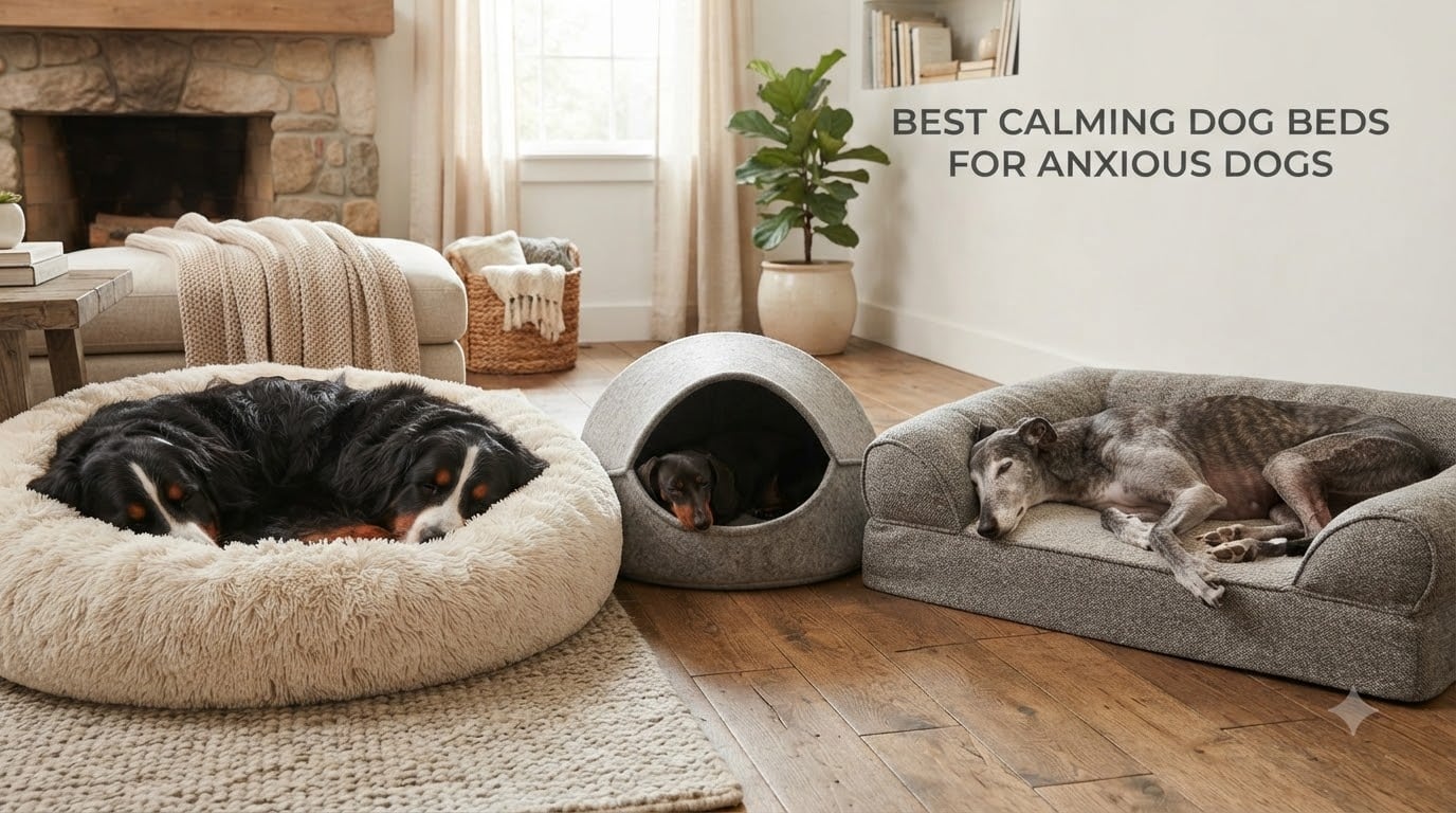 best calming dog beds for anxious dogs