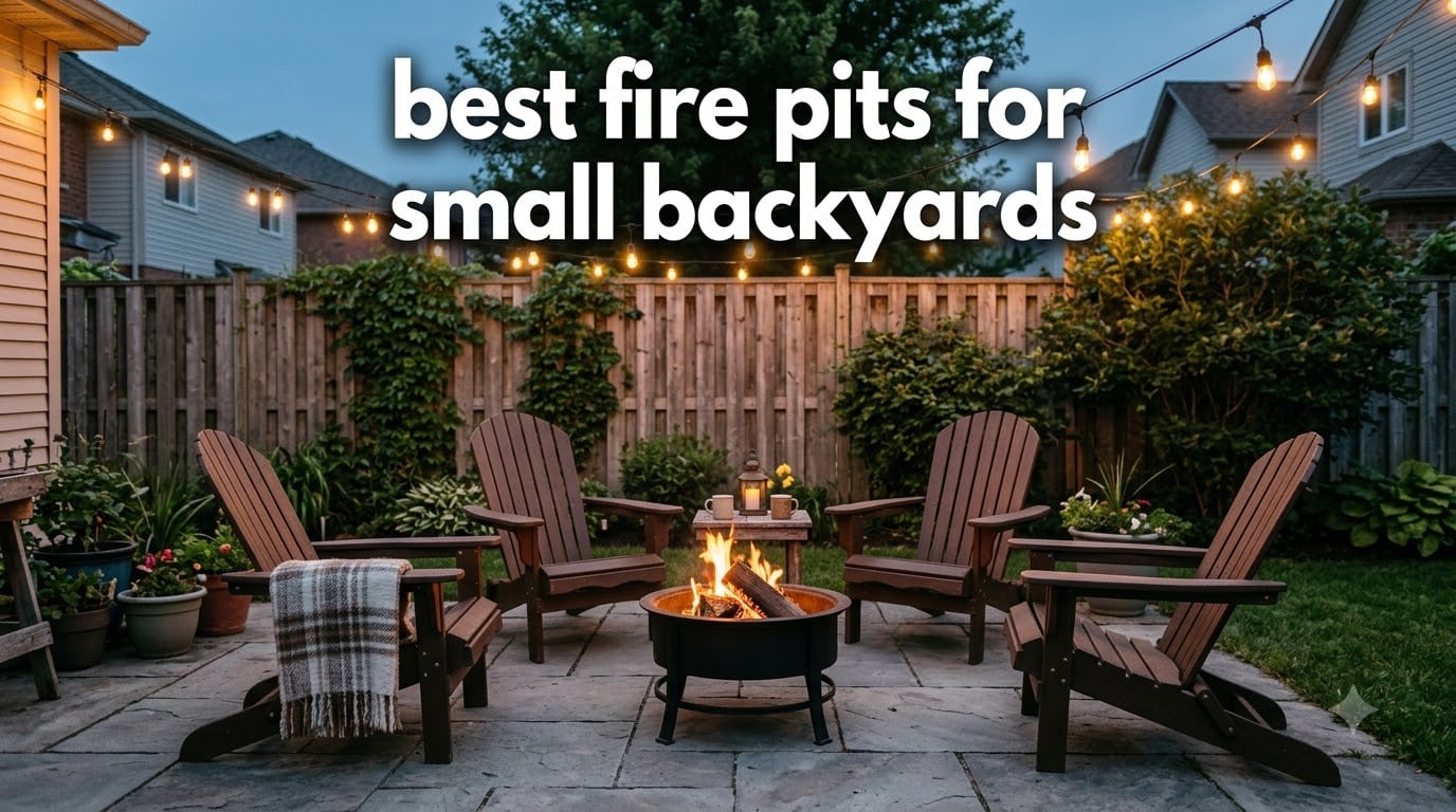 best fire pits for small backyards
