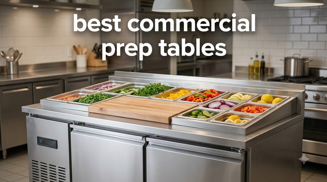 best commercial prep tables