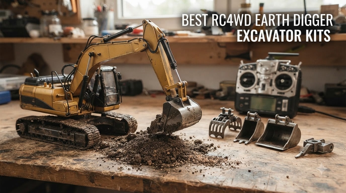 best rc4wd earth digger excavator kits