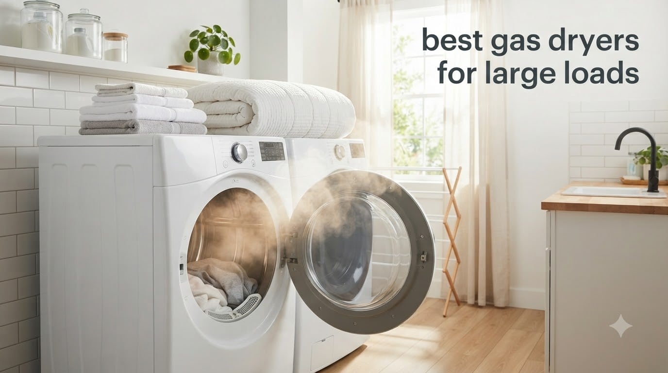 best gas dryers for large loads