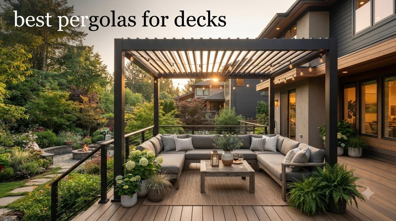 best pergolas for decks