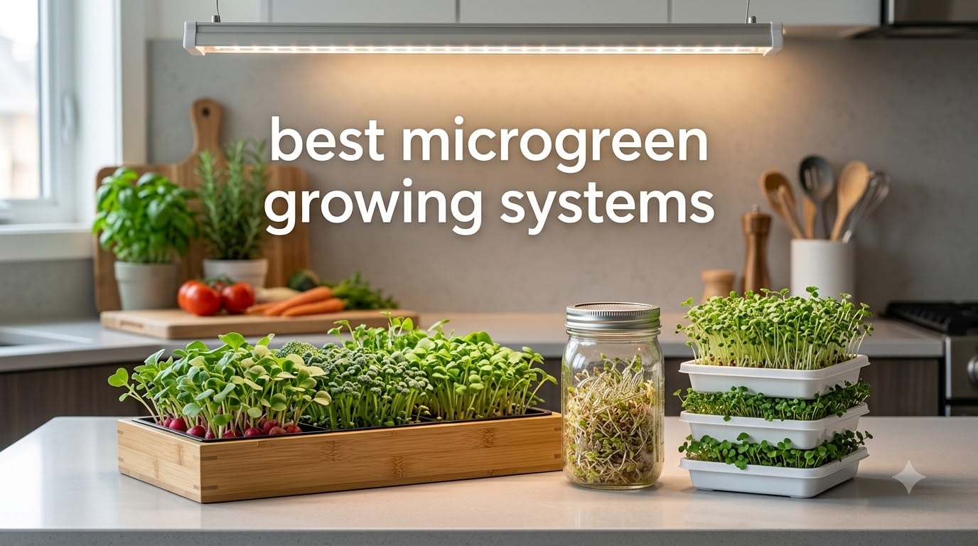 best microgreen growing systems