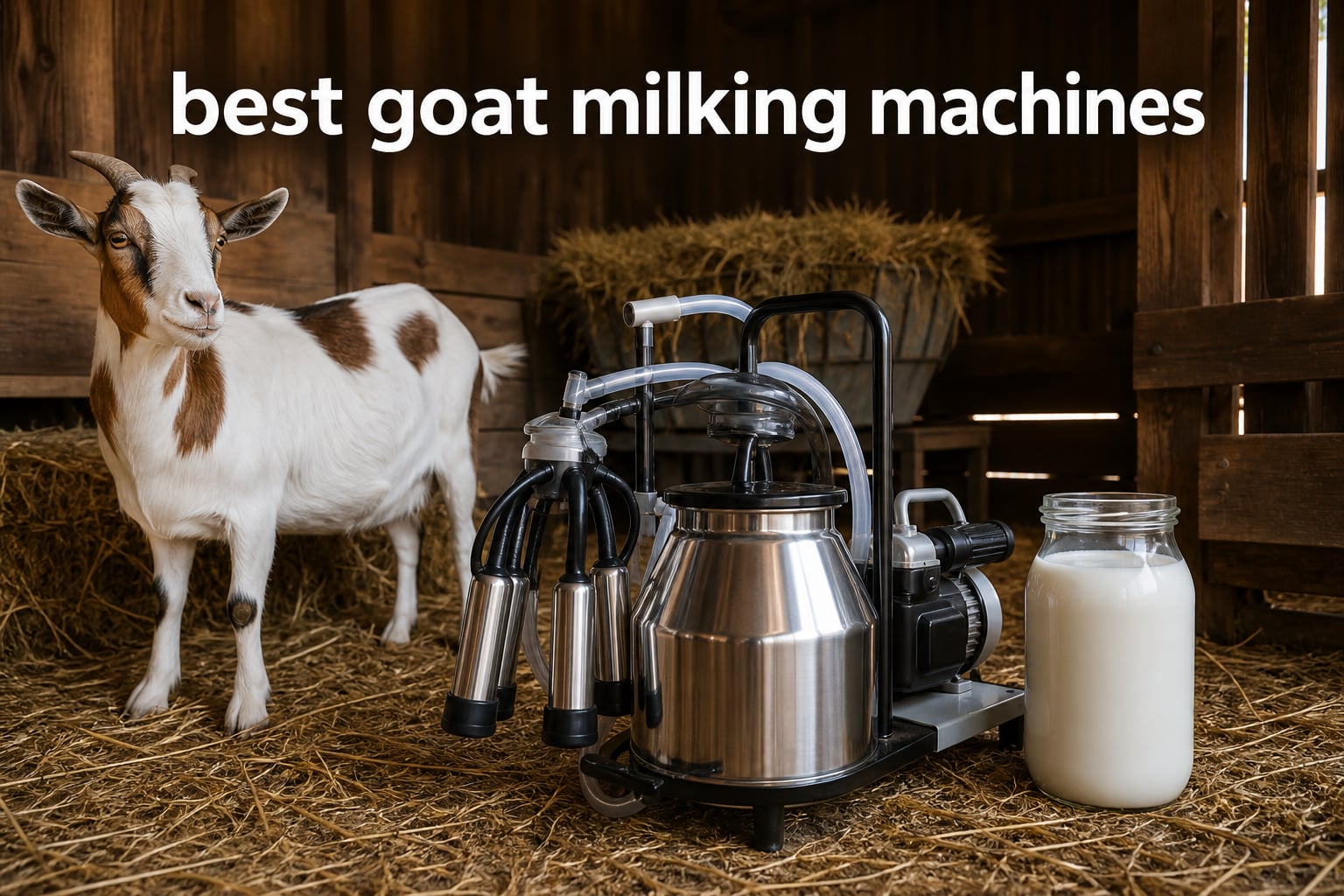 best goat milking machines