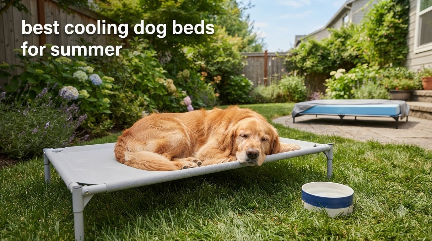 best cooling dog beds for summer