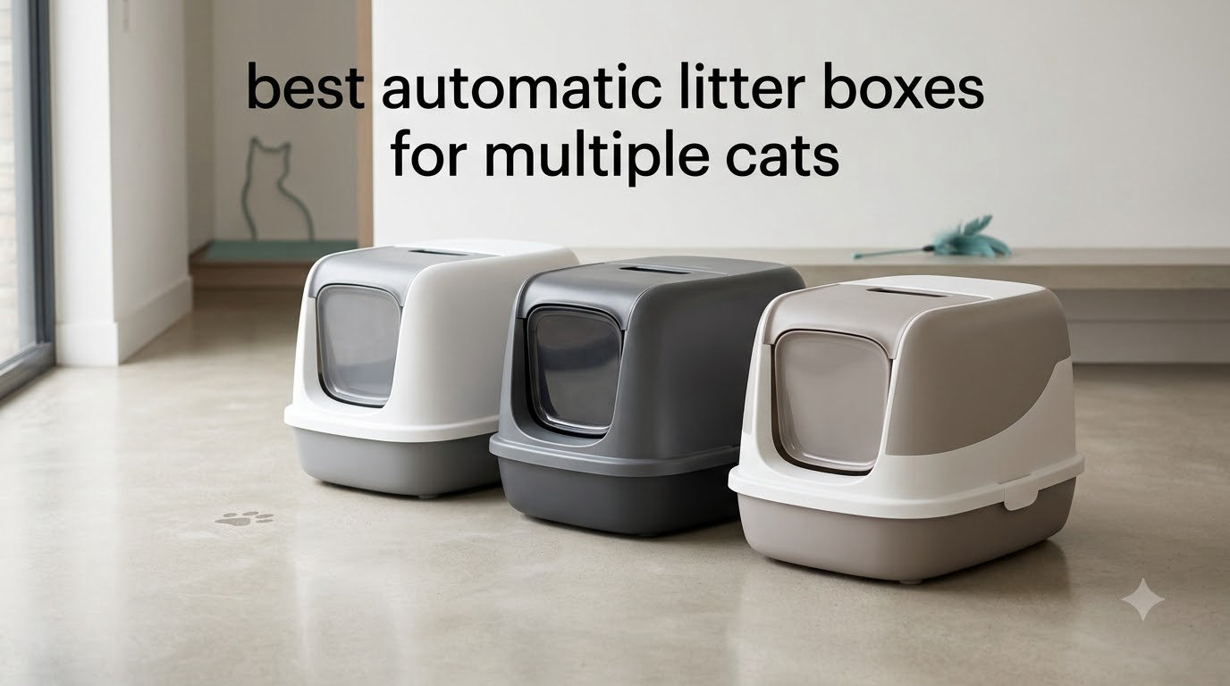 best automatic litter boxes for multiple cats