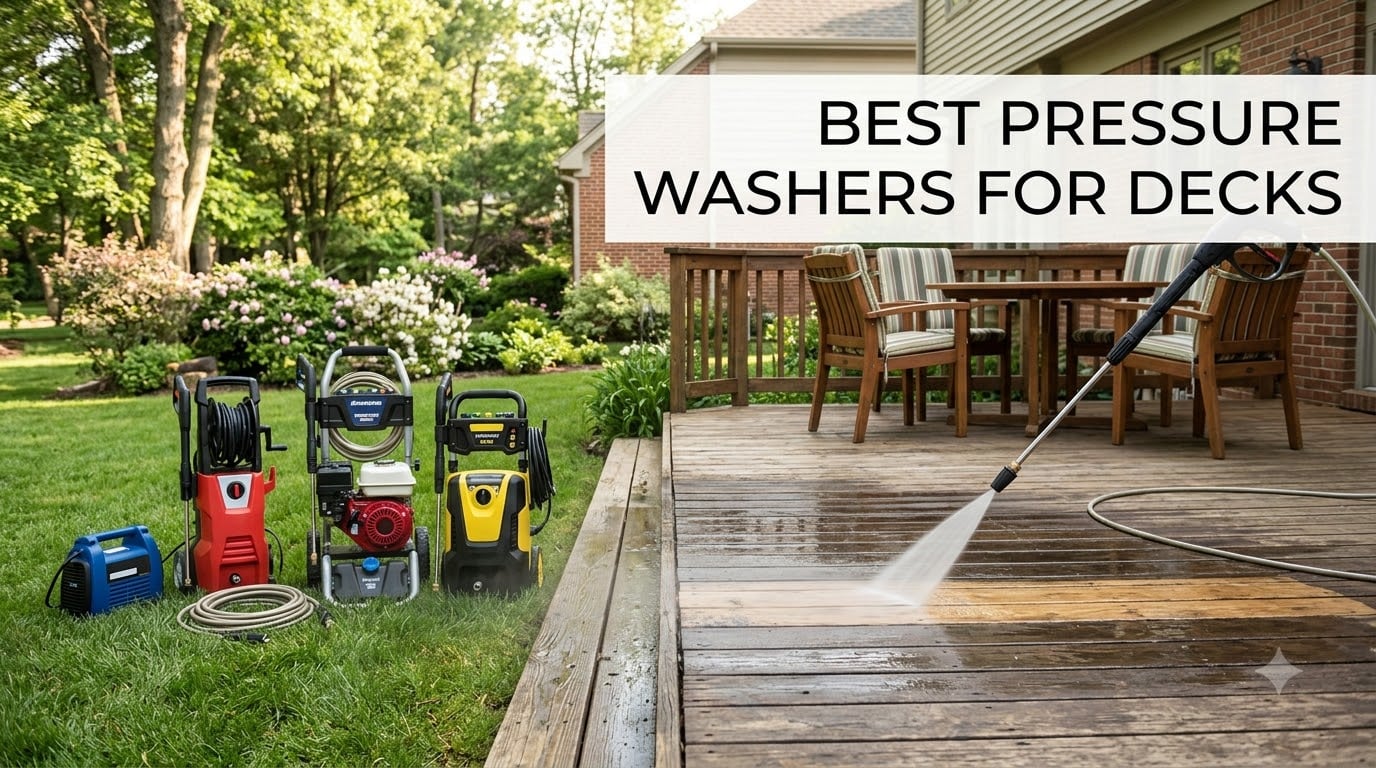 best pressure washers for decks