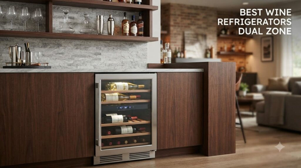 best wine refrigerators dual zone