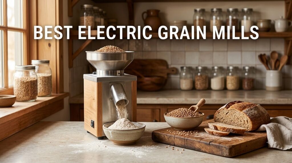 best electric grain mills