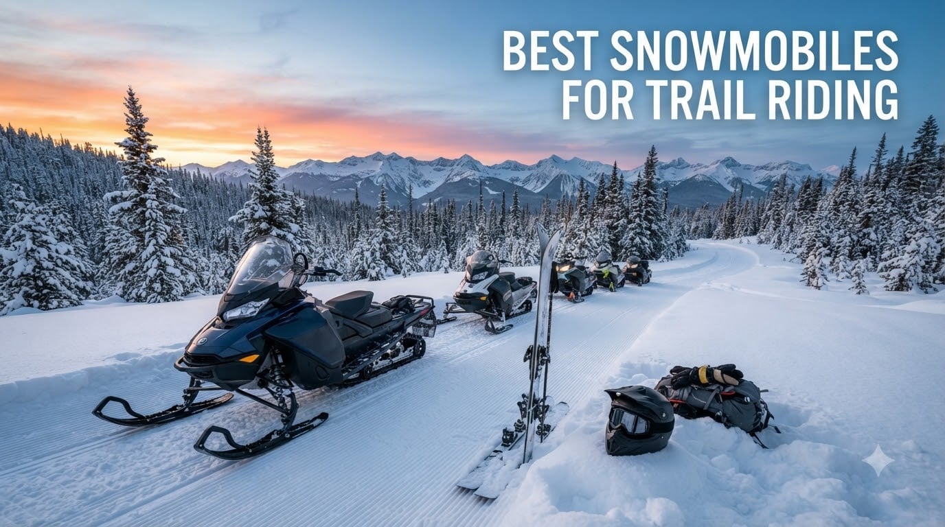 best snowmobiles for trail riding