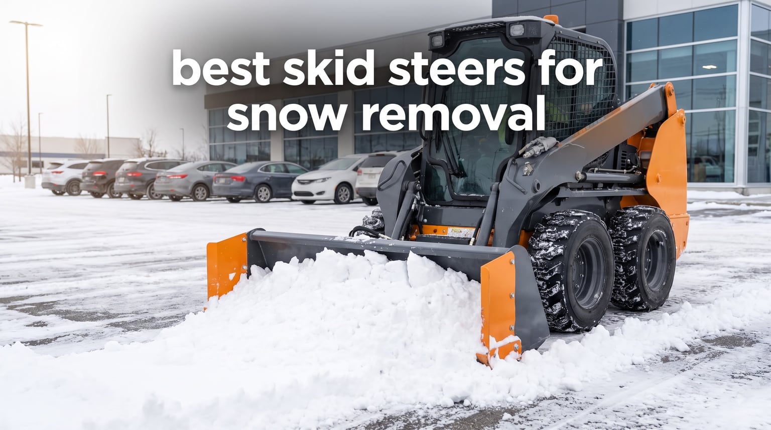 best skid steers for snow removal